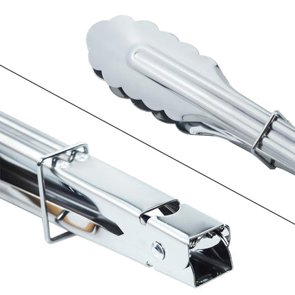 HINMAY Stainless Steel Tongs 9" 9" 12" 12"