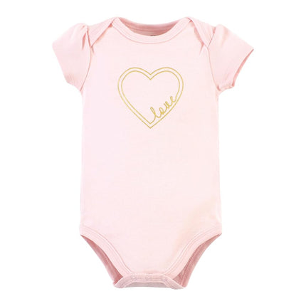 Hudson Baby Unisex Baby Bodysuits de algodón, paquete de 5 unidades de Daddys Little Princess, 18-24 meses, paquete de 5 unidades de Daddys Little Princess, 18-24 meses