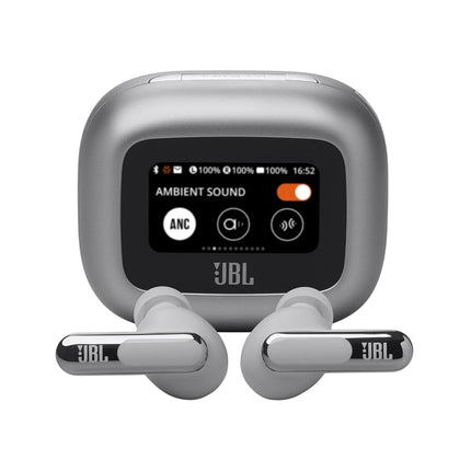 JBL Live Beam 3 - True Wireless Noise-Cancelling Closed-Stick Earbuds, 48Hrs Total Playback, Wireless Charging, 6 Mics for Perfect Calls, Multi-Point Connection, IP55 Waterproof and dustproof