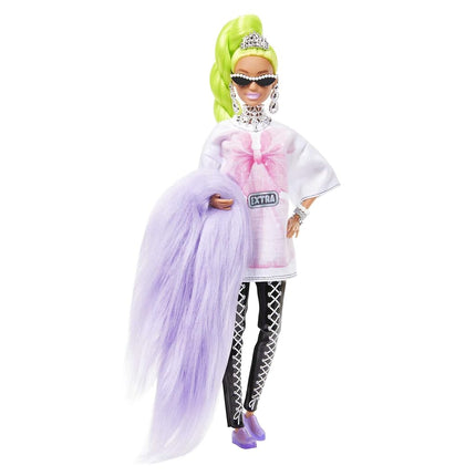 Barbie Extra Doll #11 in Oversized Tee & Leggings with Pet, for Kids 3 Years Old & Up