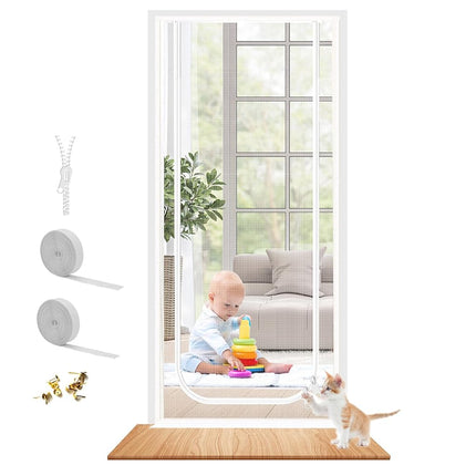 Dixutzi Reinforced Cat Screen Door Fits Door Size 