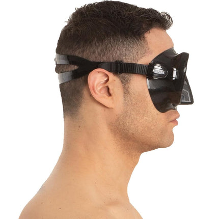 SEAC Ajna, frameless Scuba Diving Mask with wide view, 100% silicone skirt