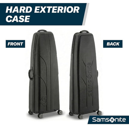 Samsonite Tour Classic Golf Hard Case Travel Bag, Midnight Black