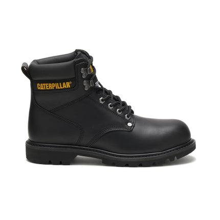 Caterpillar Men's 2nd Shift 6" Steel Toe Boot,Black,8.5 M US