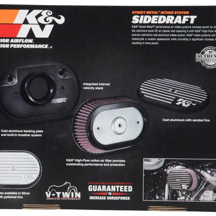 K&N Cold Air Intake System: High-Flow Air Filter, Increase Performance & Acceleration: Compatible with 2008-2017 Harley Davidson: (See Product Description for Select Models), RK-3952