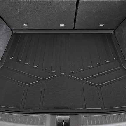 SMARTLINER Custom Fit All Weather 2 Row Floor Mats & Cargo Liner Set Black Compatible with 2019-2023 Infiniti QX50