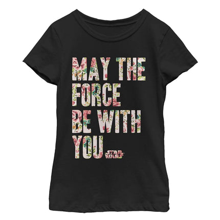 STAR WARS Girls' with You T-Shirt, Black // with Y