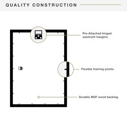 MCS Museum Poster Frame, Barnwood, 16 x 20 in, Single