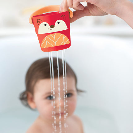 Juego de cubos de baño del zoológico