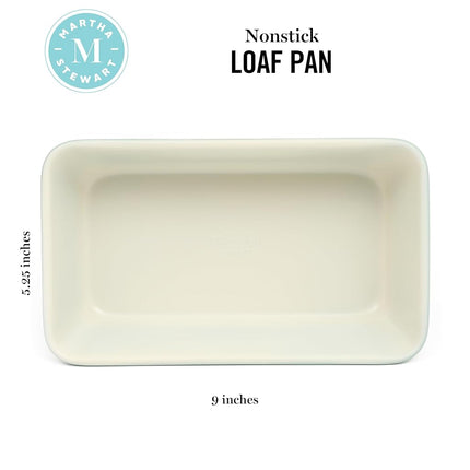 Martha Stewart Gallen 9 Inch Nonstick Carbon Steel Loaf Pan - Teal