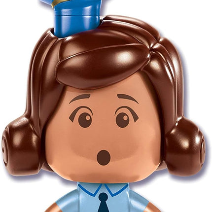 Disney Pixar Toy Story 4 Talking Officer Giggle McDimples, 5.2 inch Character Figure in Uniform and Changing Facial Expressions