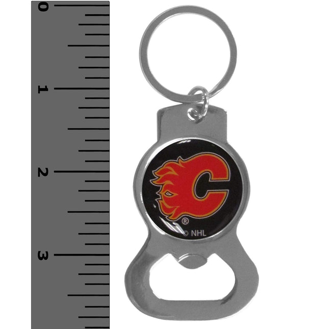 NHL Siskiyou Sports Fan Shop Calgary Flames Bottle Opener Key Chain One Size Team Color
