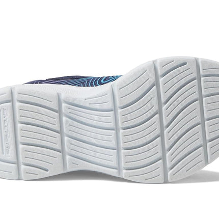 Skechers Unisexe Enfant Microspec Plus - Swirl Sweet Baskets, Marine/Multi, 13 Enfant