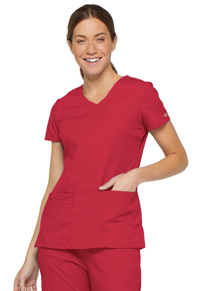 Dickies EDS Signature Scrubs for Women, V-Neck Wom