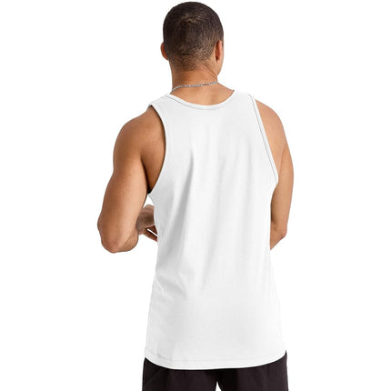 Hanes Men's Essentials Top Pack, Midweight Cotton Tanks, Sleeveless Shirts, 3-Pack, White, S