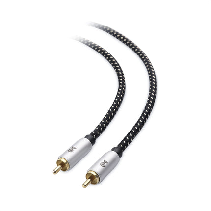 Cable Matters – Câble de caisson de basses (2 pièces) – Câble coaxial numérique (câble coaxial audio numérique et câble de caisson de basses LFE) – 4,6 m/15 pieds