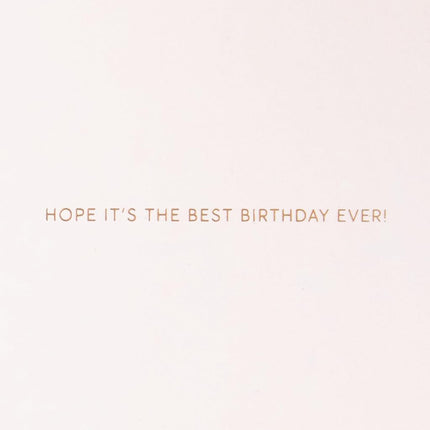 Hallmark Signature Birthday Card (Best Birthday Ever)