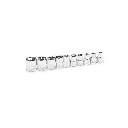 GEARWRENCH 10 Piece 1/4" Drive 6 Point SAE Stubby 
