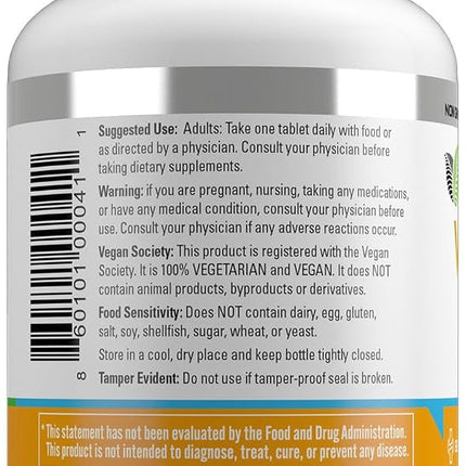 Hayat Vitamins Vegan Natural Vitamin D 2400 IU, D2 (Pack of 3)