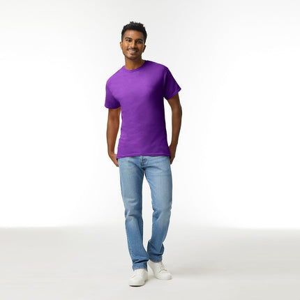 Gildan Unisex's Ultra Cotton T-Shirt, Style G2000, Multipack, Purple (3-Pack), S (Pack of 3)