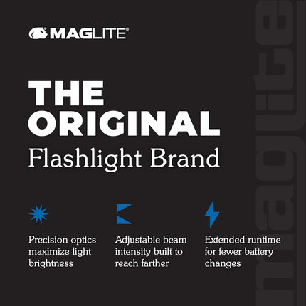 Maglite Men's MAG-TAC LED Crowned Bezel Blisterpack Flashlight-Black