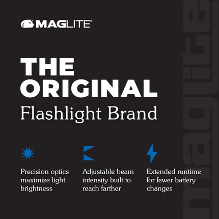 Maglite Men's MAG-TAC LED Crowned Bezel Blisterpack Flashlight-Black