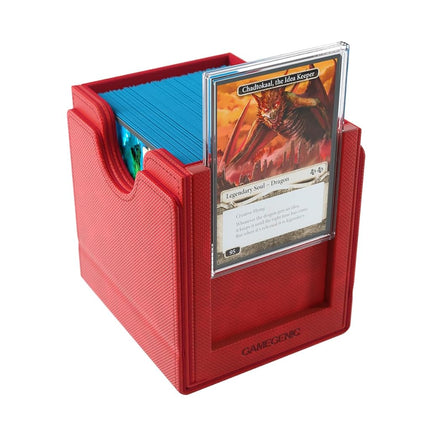 Gamegenic | Sidekick Pro 100+ XL Red | Game Accessory | Includes One Slide Card Case