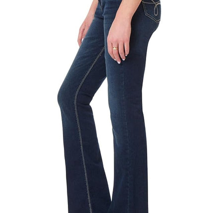 WallFlower Women's Instastretch Luscious Curvy Bootcut Jeans, Betsy Pure, XXX-Small