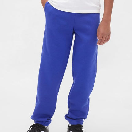Gap Boys' Heritage Logo Pull-on Jogger Sweatpants, Royal Gem, Large