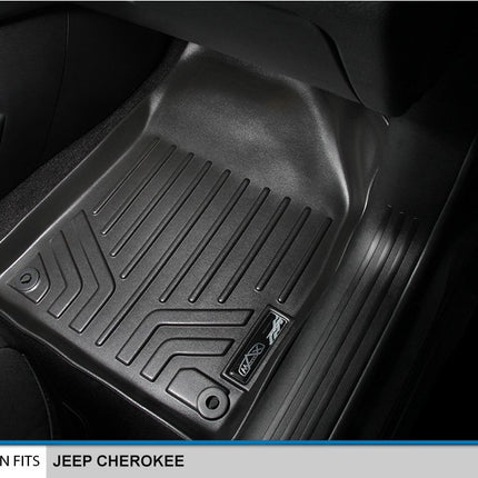 MAX LINER - A0150/B0150/D0150 MAXLINER Floor Mats and Cargo Liner Set Black for 2014-2019 Jeep Cherokee