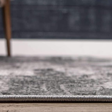 Unique Loom Sofia Collection Traditional Vintage Dark Gray Runner Rug (2' x 10')