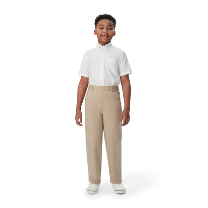 Pantalón Pull-On para niño French Toast, caqui, 20 Husky