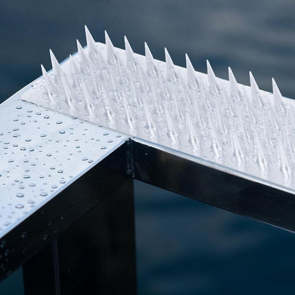 Touri 24 Pcs Bird Spikes, Clear Transparent PVC Strips