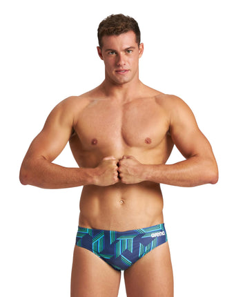 ARENA Men�s Swim Brief Puzzled Team Print MaxLife 