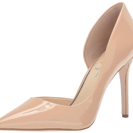 Zapatos de tacón Prizma para mujer de Jessica Simpson, Sand Dune Patent, 7.5