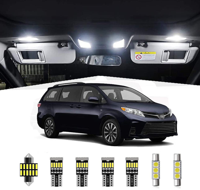 AWALITED 15pcs Sienna Interior LED Lights Kit Supe