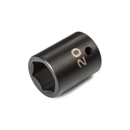 TEKTON 1/2 Inch Drive x 20 mm 6-Point Impact Socke