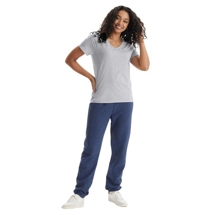 Hanes Perfect-T V-Neck T-Shirt, Cotton Short Sleeve Tee for Women, 1 or 2 Pack, Ash - 1 Pack, Medium