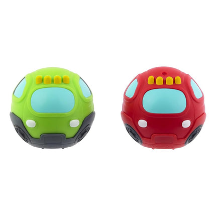 little tikes Learn & Play Roll Arounds - Off Roadin' 2-Pack - Durable Ball & Car Toy for Toddlers - Push & Roll with Ease, Easy to Grip - Encourages Imagination - For Kids Ages 18 Months+