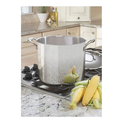 Cuisinart 766-26 Chef's Classic Faitout de 12 pintes avec couvercle, acier inoxydable brossé