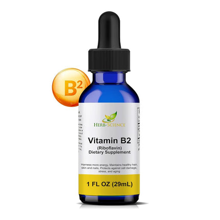 Herb-Science Liquid Vitamin B2 Riboflavin Drops, A
