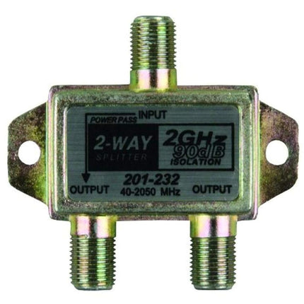 JR Products 47355 2.4 GHz 2-Way HD/Satellite Line Splitter