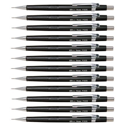 Pentel 0.5 mm Lead Automatic Pencil - Black (Pack 