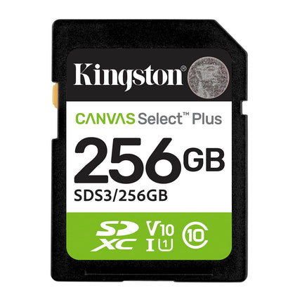 Kingston Canvas Select Plus SD Memory Card 256GB S
