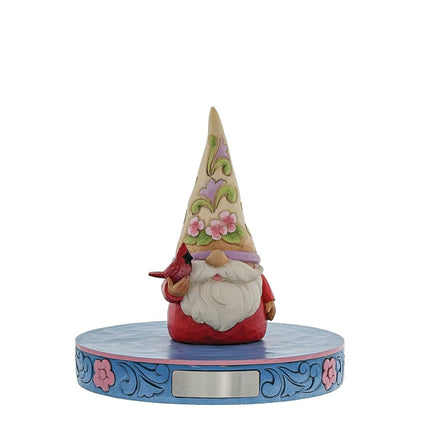 Enesco Redbird Beauty (Gnome with Bird Figurine) - Heartwood Creek by Jim Shore,Multicolor,4.72 Inch