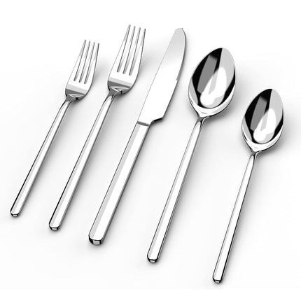 Kingstone Silverware Set, 20 Piece Flatware Cutler