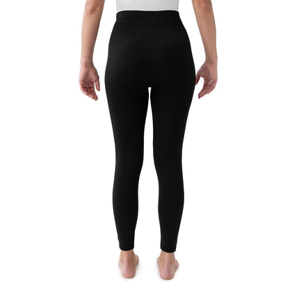 MUK LUKS Women's 2 Pack of Leggings Hosiery, Black/Black, X-Large (Pack of 2)