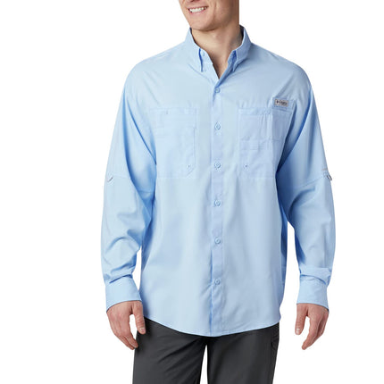 Columbia Camisa de manga larga Tamiami 2 para hombre, Camisa de manga larga, Sail, XXL