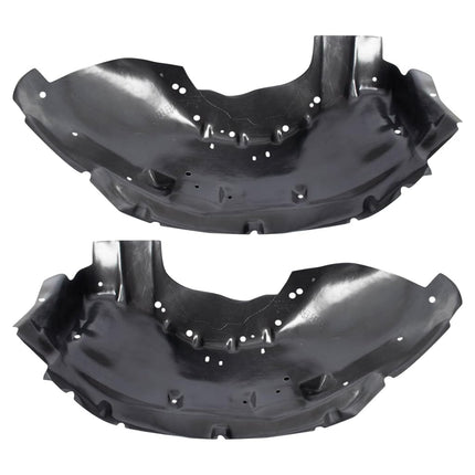 TRQ Front Inner Fender Liner Set Compatible with 2