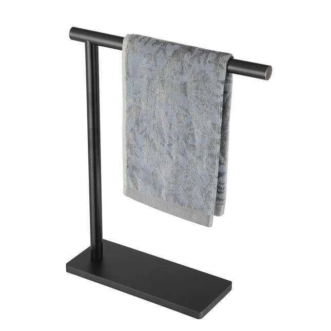 JQK Hand Towel Holder Stand, Towel Rail Oil Rubbed